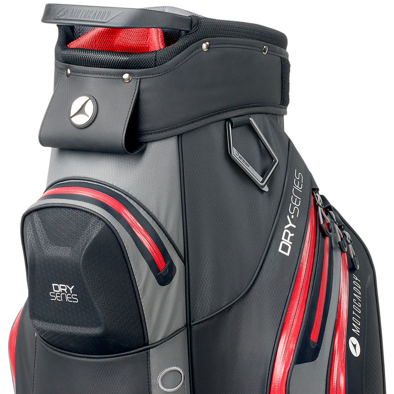 Motocaddy Dry Series Cart Waterproof Bag - Charcoal/Red