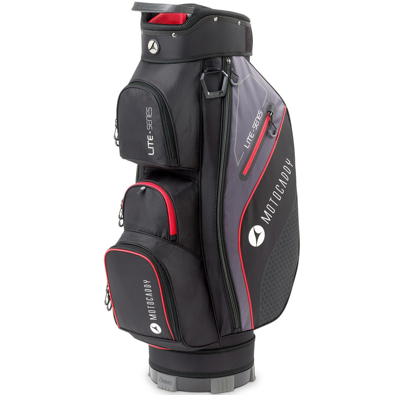 Motocaddy Lite Series Cart Bag - Black/Red