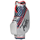 TaylorMade Heritage Staff Bag - Silver/Navy/Red