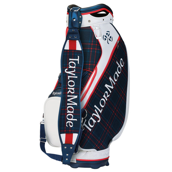 TaylorMade Ladies Limited Edition Patriotic Plaid Staff Bag - Navy/White/Red