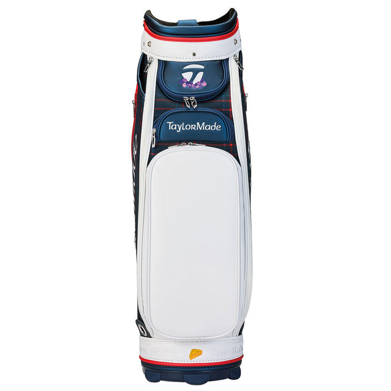 TaylorMade Ladies Limited Edition Patriotic Plaid Staff Bag - Navy/White/Red