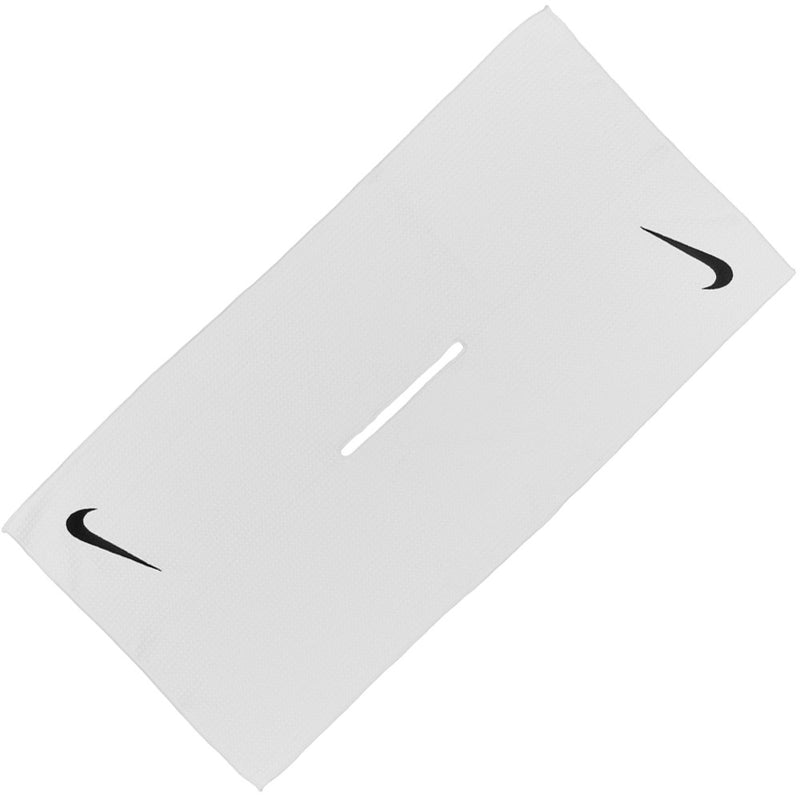 Nike Caddy Golf Towel 2.0 - White/Black