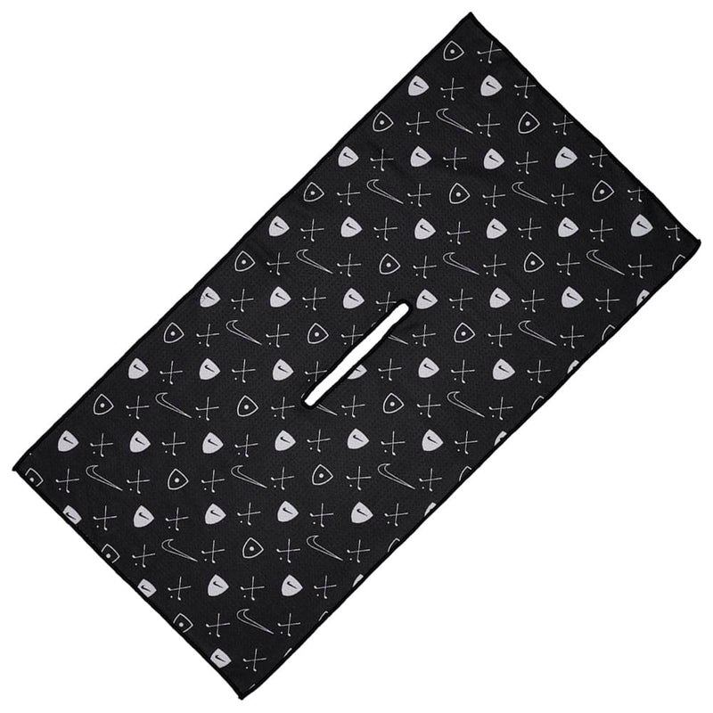 Nike Caddy Golf Graphic Towel 2.0 - Black/White