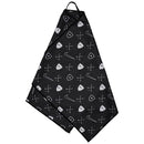 Nike Caddy Golf Graphic Towel 2.0 - Black/White