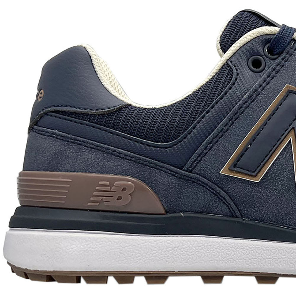 New Balance 574 Greens V2 Spikeless Waterproof Shoes Navy/Gum
