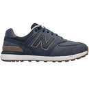 New Balance 574 Greens V2 Spikeless Waterproof Shoes - Navy/Gum