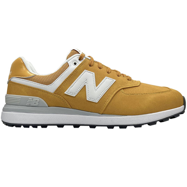 New Balance 574 Greens V2 Spikeless Shoes - Wheat