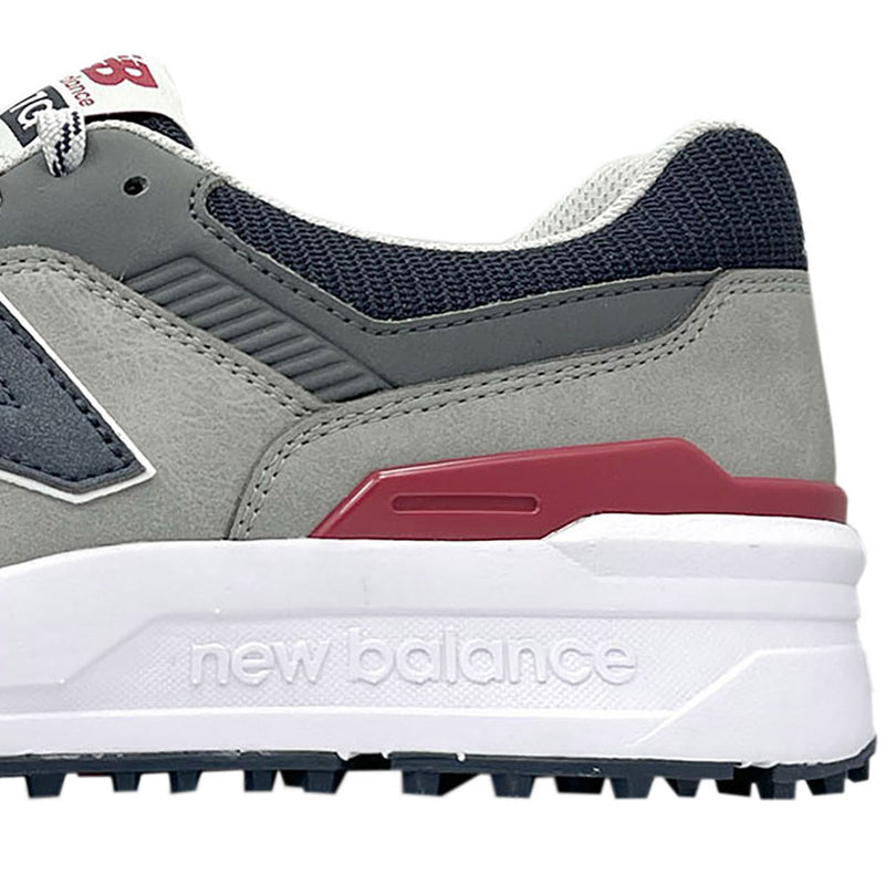 New Balance 997 Spikeless Waterproof Shoes - Navy/Grey/Red