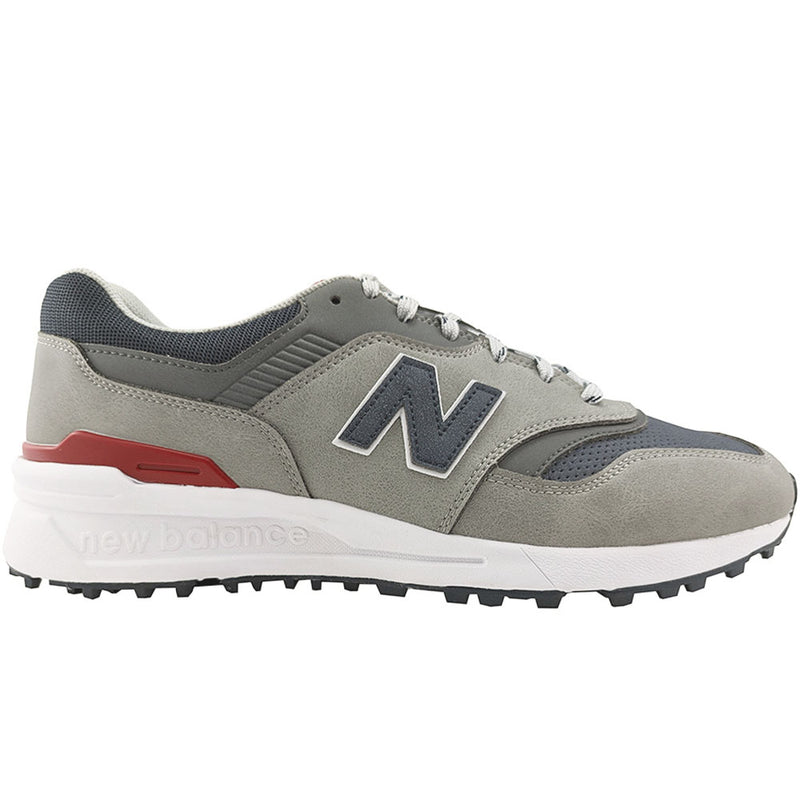 New Balance 997 Spikeless Shoes - Navy/Grey/Red