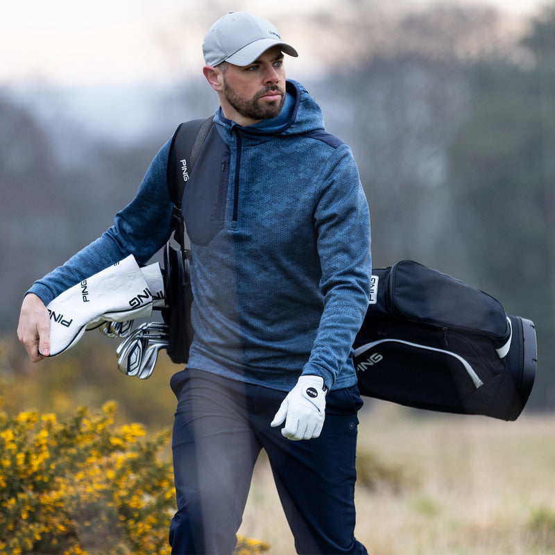 Ping Nexa 1/4 Zip Pullover - Blue Fusion/Navy