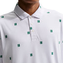 Nike Dri-Fit Par 5 Icon Stack Polo Shirt - White/Malachite