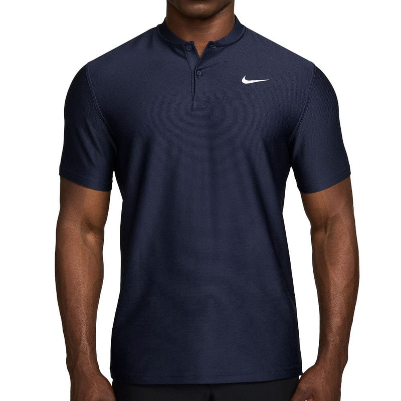 Nike Dri-Fit Velocity Blade Polo Shirt - College Navy/White