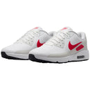 Nike Air Max 90 G Waterproof Spikeless Shoes - White/Fire Red/Photon Dust/Midnight Navy