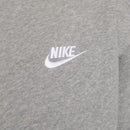 Nike Club Fleece Crew - Dark Grey Heather/White