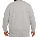 Nike Club Fleece Crew - Dark Grey Heather/White