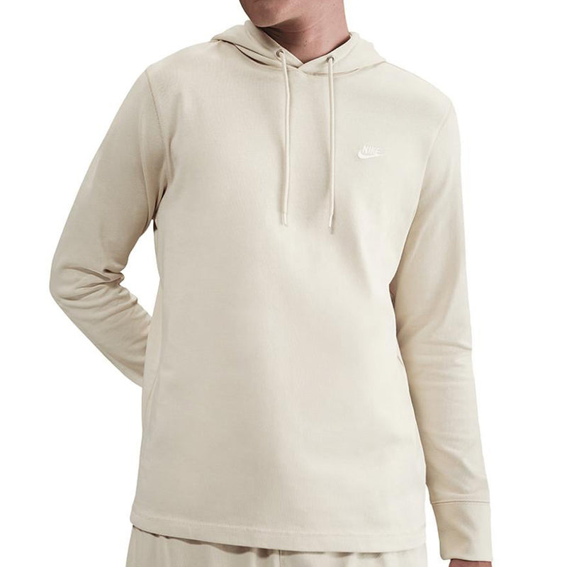Nike Club Knit Hoodie - Lt Khaki/White