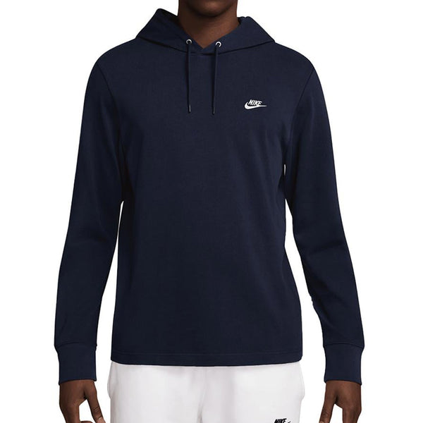 Nike Club Knit Hoodie - Obsidian/White