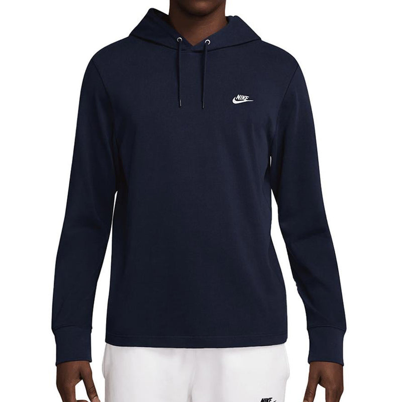 Nike Club Knit Hoodie - Obsidian/White