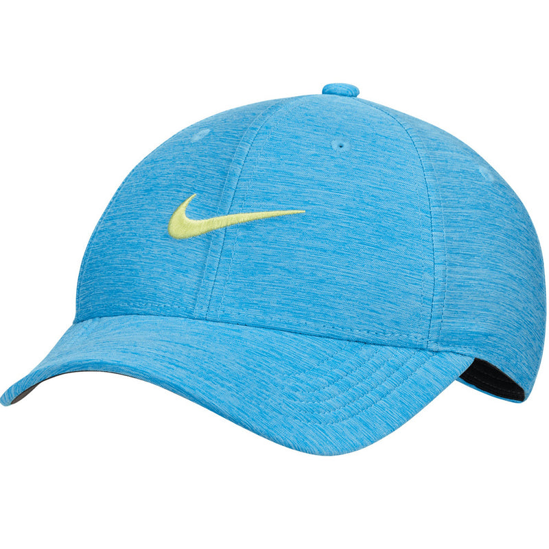 Nike Dri-FIT Club Structured Heathered Cap - Aquarius Blue/Photo Blue/Light Laser Orange