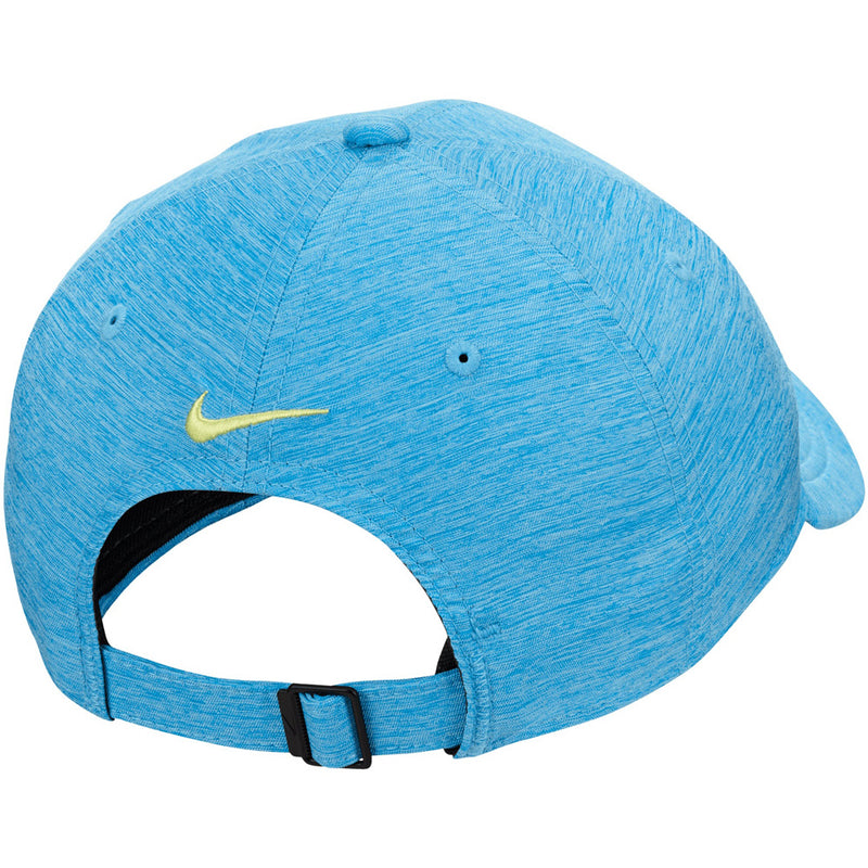 Nike Dri-FIT Club Structured Heathered Cap - Aquarius Blue/Photo Blue/Light Laser Orange