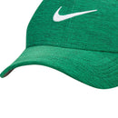 Nike Dri-FIT Club Structured Heathered Cap - Stadium Green/Vintage Green/White