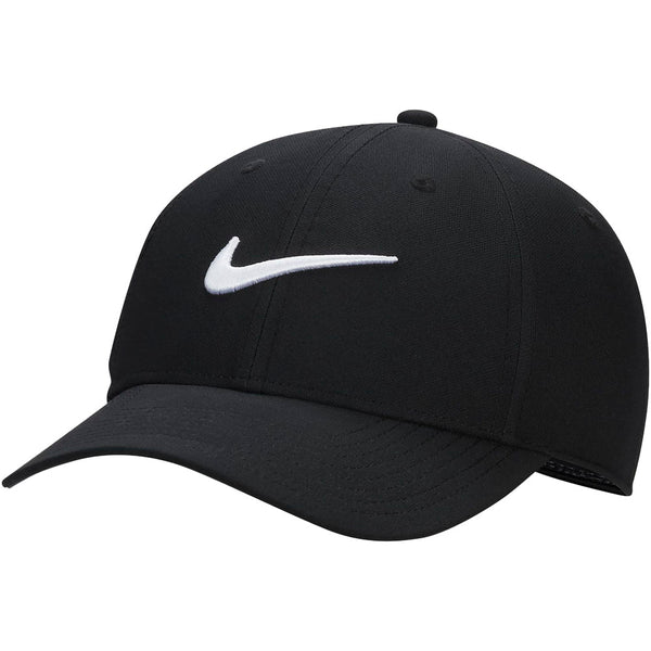 Nike Dri-FIT Club Structured Swoosh Cap - Black/White