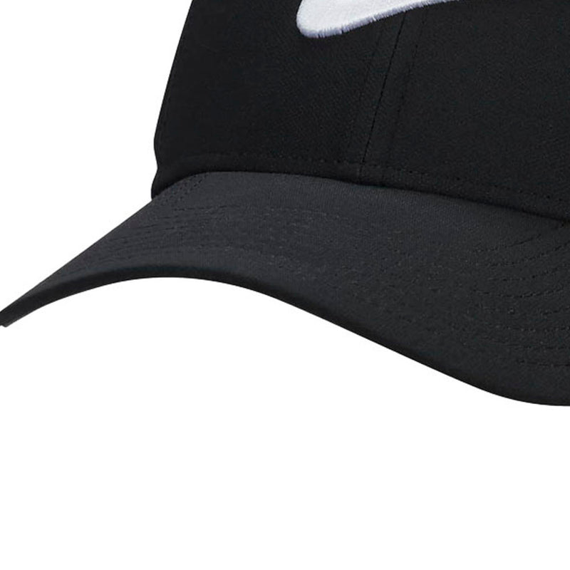 Nike Dri-FIT Club Structured Swoosh Cap - Black/White