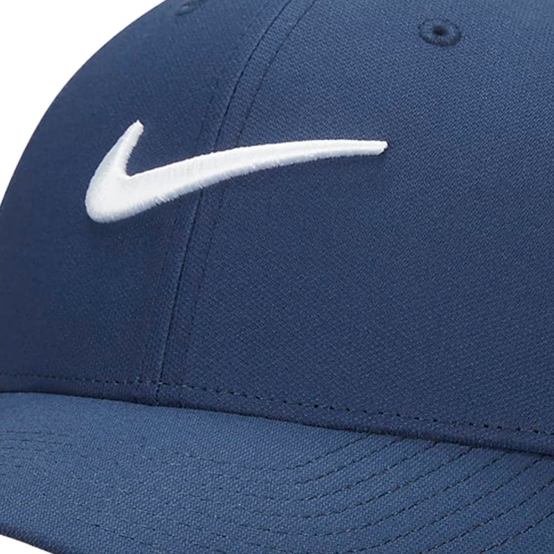 Nike Dri-FIT Club Structured Swoosh Cap - Midnight Navy/White