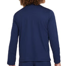 Nike Dri-FIT Junior UV Long-Sleeve 1/2-Zip Top - Midnight Navy/Reflective Silver