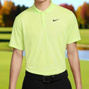 Nike Dri-FIT Victory Solid Polo Shirt - Light Lemon Twist/Black