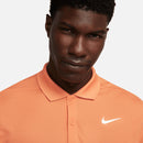 Nike Dri-FIT Victory Solid Polo Shirt - Orange Trance/White