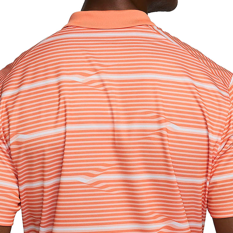 Nike Dri-FIT Victory+ Ripple Polo Shirt - Orange Trance/Black