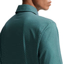 Nike Dri-Fit Velocity Floral Print Polo Shirt - Malachite/College Navy/White