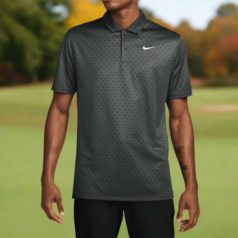 Nike Dri-Fit Victory+ Polo Shirt - Anthracite/Wolf Grey/White