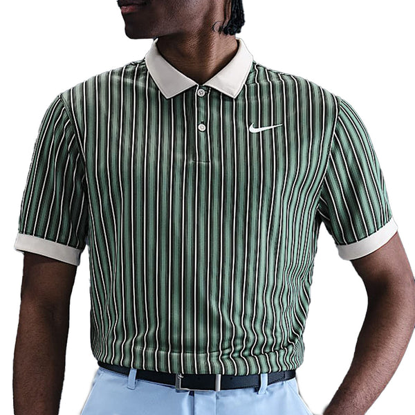 Nike Dri-Fit Victory+ Polo Shirt - Clay Green/Lt Orewood Brn/White