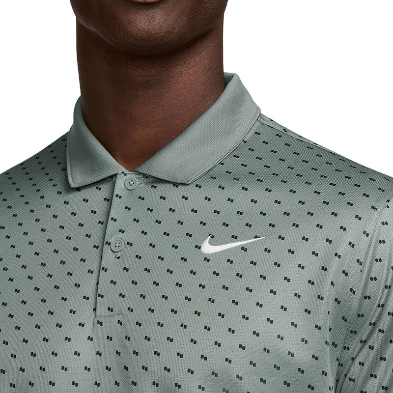 Nike Dri-Fit Victory+ Polo Shirt - Clay Green/White