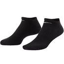 Nike Everyday Cushioned No-Show Socks (3 Pairs) - Black/White