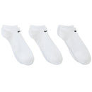 Nike Everyday Cushioned No-Show Socks (3 Pairs) - White/Black