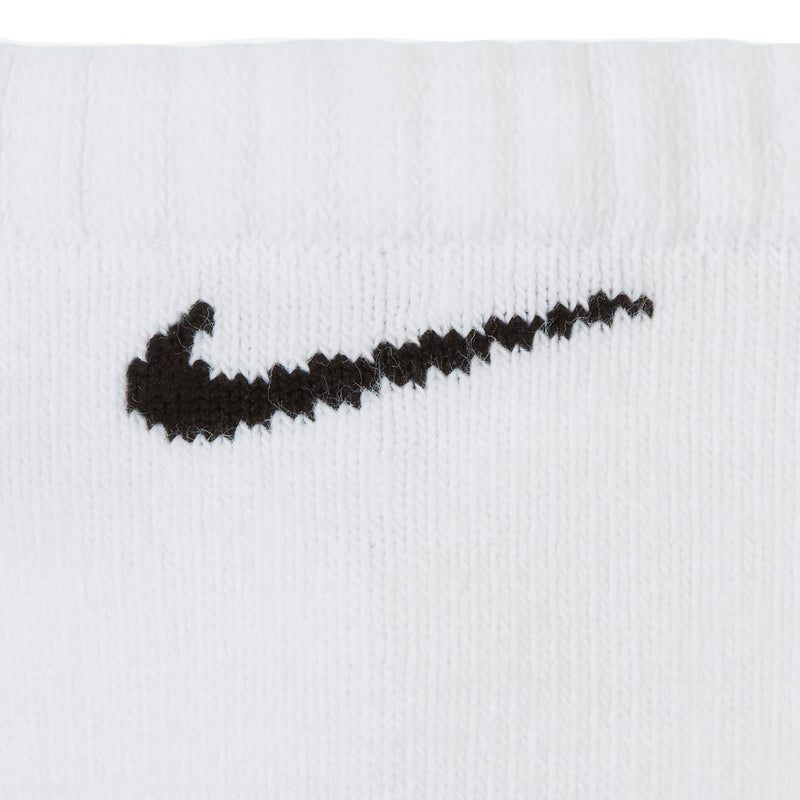 Nike Everyday Cushioned No-Show Socks (3 Pairs) - White/Black