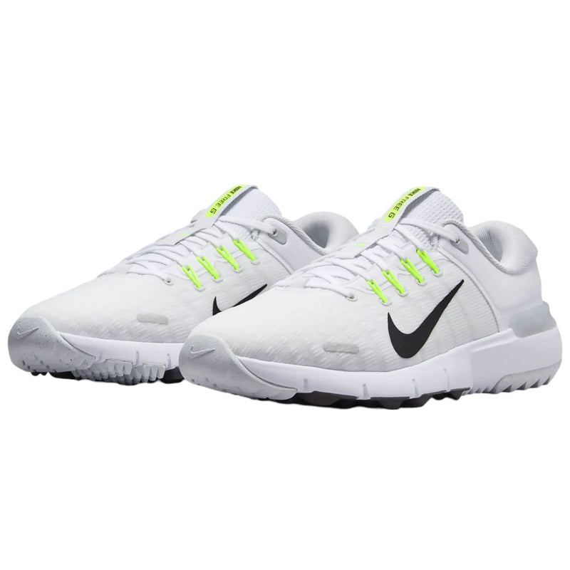 Nike Free Golf NN Spikeless Waterproof Shoes White Pure Platinum Wol