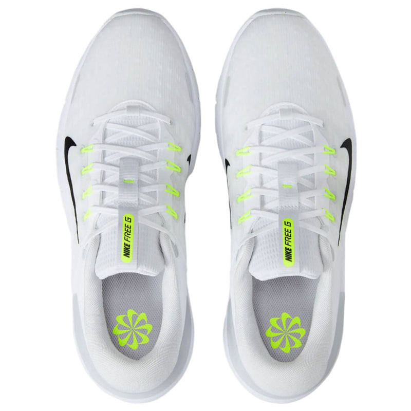 Nike Free Golf NN Spikeless Shoes - White/Pure Platinum/Wolf Grey/Black