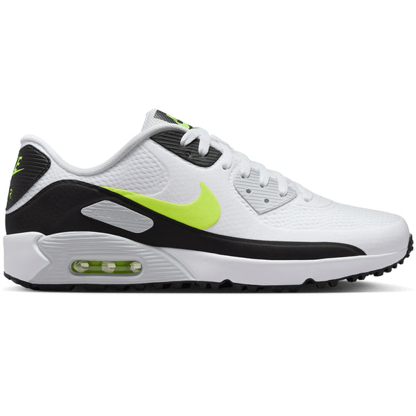 Nike Golf Air Max 90 G Spikeless Shoes - White/Hot Lime