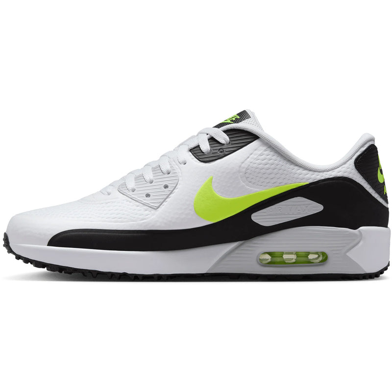 Nike Golf Air Max 90 G Spikeless Shoes - White/Hot Lime