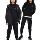 Nike Junior Sportswear Club Fleece Hoodie - Black/White