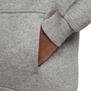 Nike Junior Sportswear Club Fleece Hoodie - Dark Grey Heather/White
