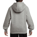 Nike Junior Sportswear Club Fleece Hoodie - Dark Grey Heather/White