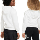 Nike Junior Sportswear Club Fleece Hoodie - White/Black
