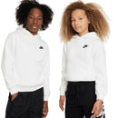 Nike Junior Sportswear Club Fleece Hoodie - White/Black