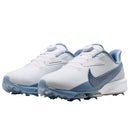Nike Next% Tour 3 Waterproof Spiked Shoes - White/Thunder Blue/Work Blue