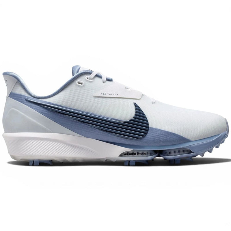 Nike Next% Tour 3 Waterproof Spiked Shoes - White/Thunder Blue/Work Blue